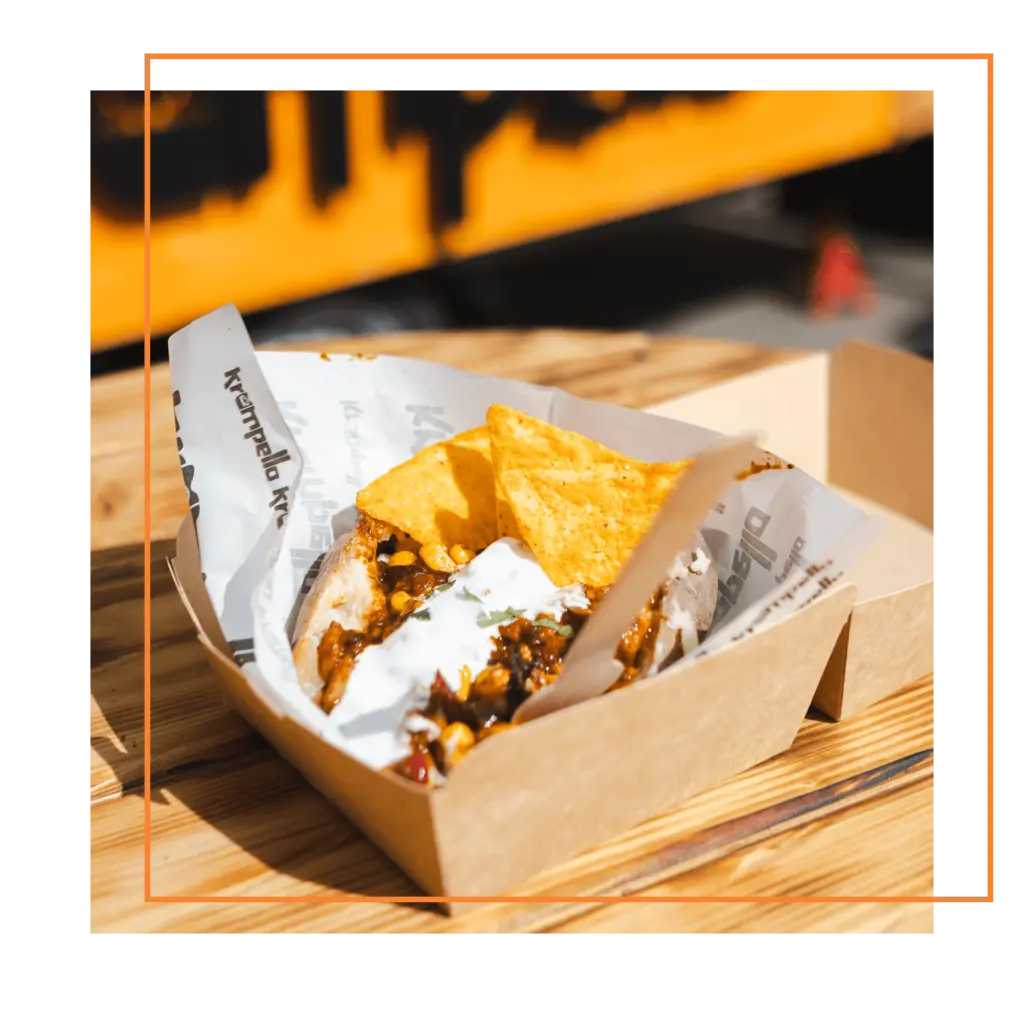 Krumpello étel készítése és fogyasztása